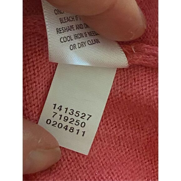 J.Jill Womens Pink V-Neck Button Front Cardigan Sweater Small - Picture 4 of 6